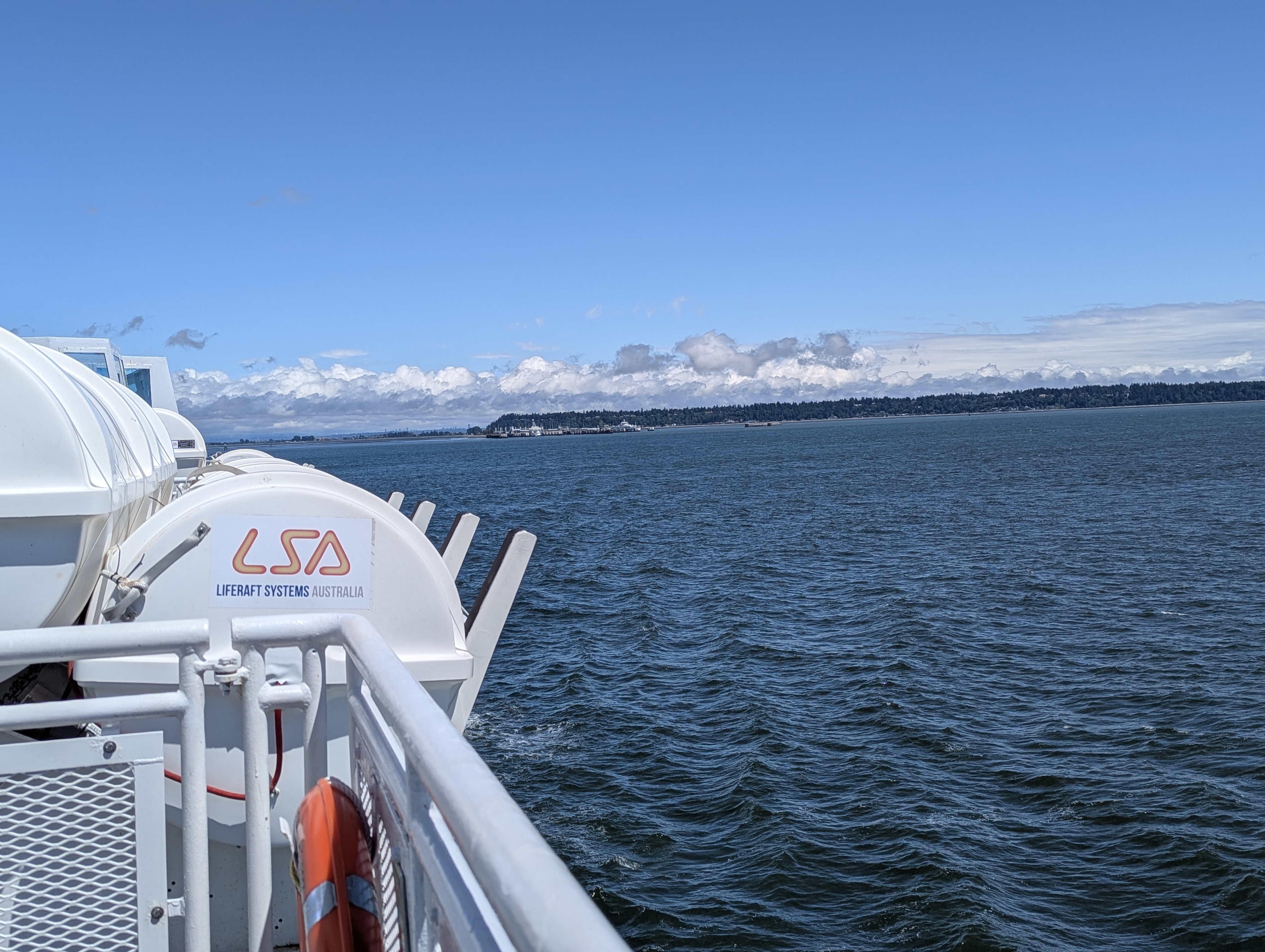 Birthday Trip to Canada, Ferry, Vancouver Island, British Columbia